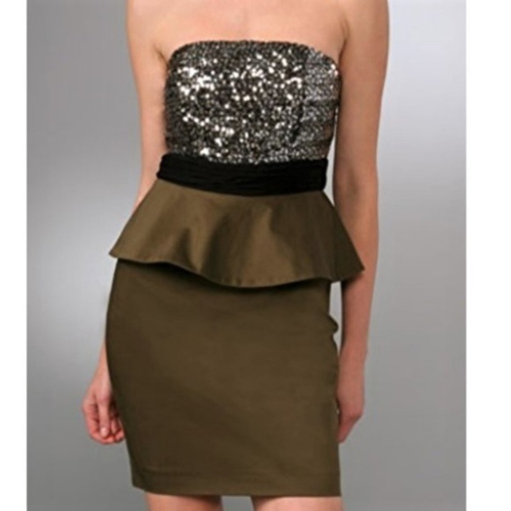 Alice & Olivia Strapless Minidress